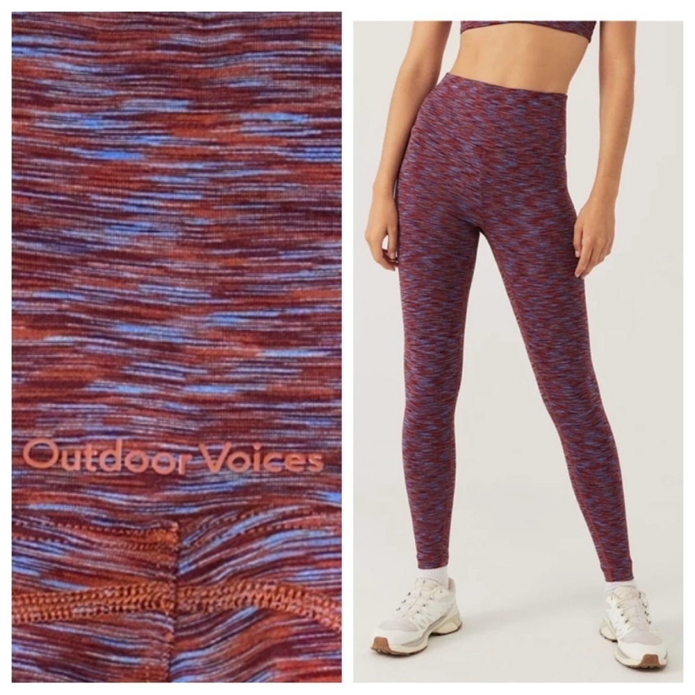NWT Outdoor Voices Freeform 7/8 Leggings XS Heatwave